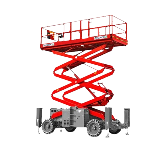 Nacelle ciseaux 4x4 chantier